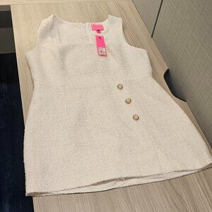 Never Worn - Lilly Pulitzer Kalinara White Skirted Romper